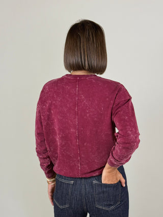 Allie Flower Applique Top