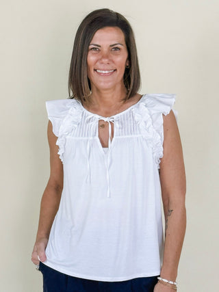 [Liverpool] Eloise Flutter Sleeve Top