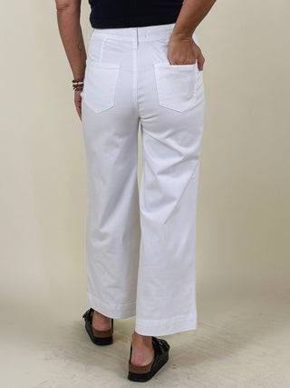 Trisha Patch Pocket Twill Pants