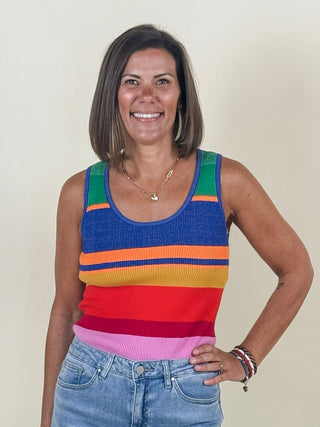 [TRIBAL] Annette U-Neck Sweater Cami