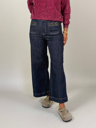 Liza Cropped Denim Pants