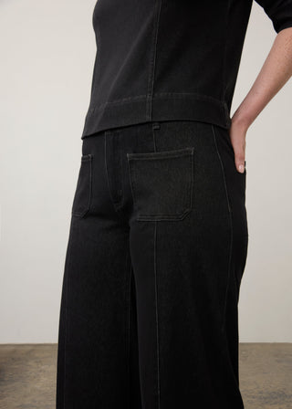 Cary Pull-On Wide Leg Jeans