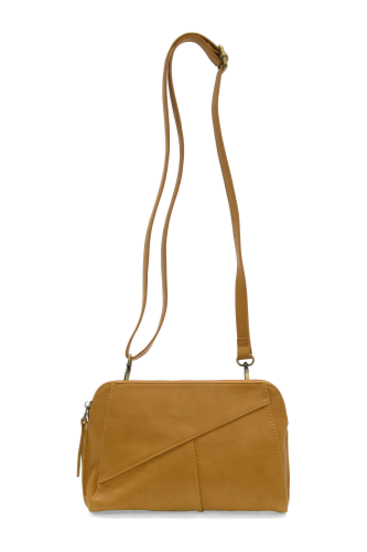 Gigi Crossbody with Woven Wrist Strap - Mustard