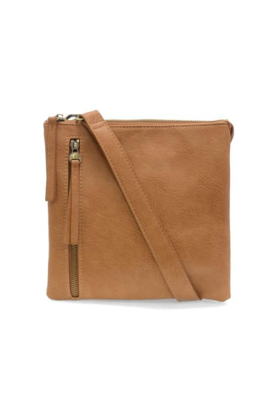 Dawn Multi Pocket Crossbody - Mid Tan