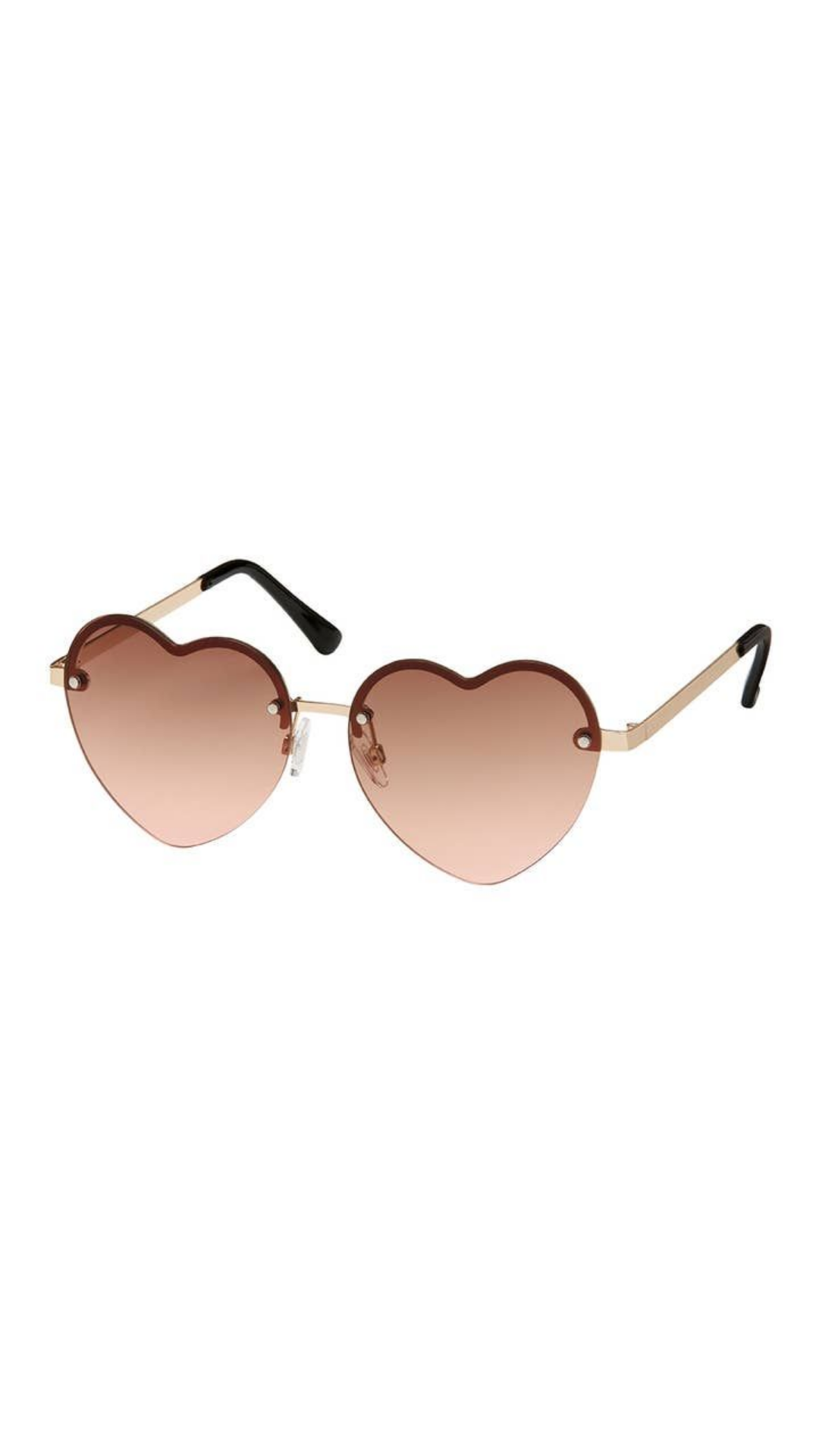 Grenada Rimless Heart Sunnies