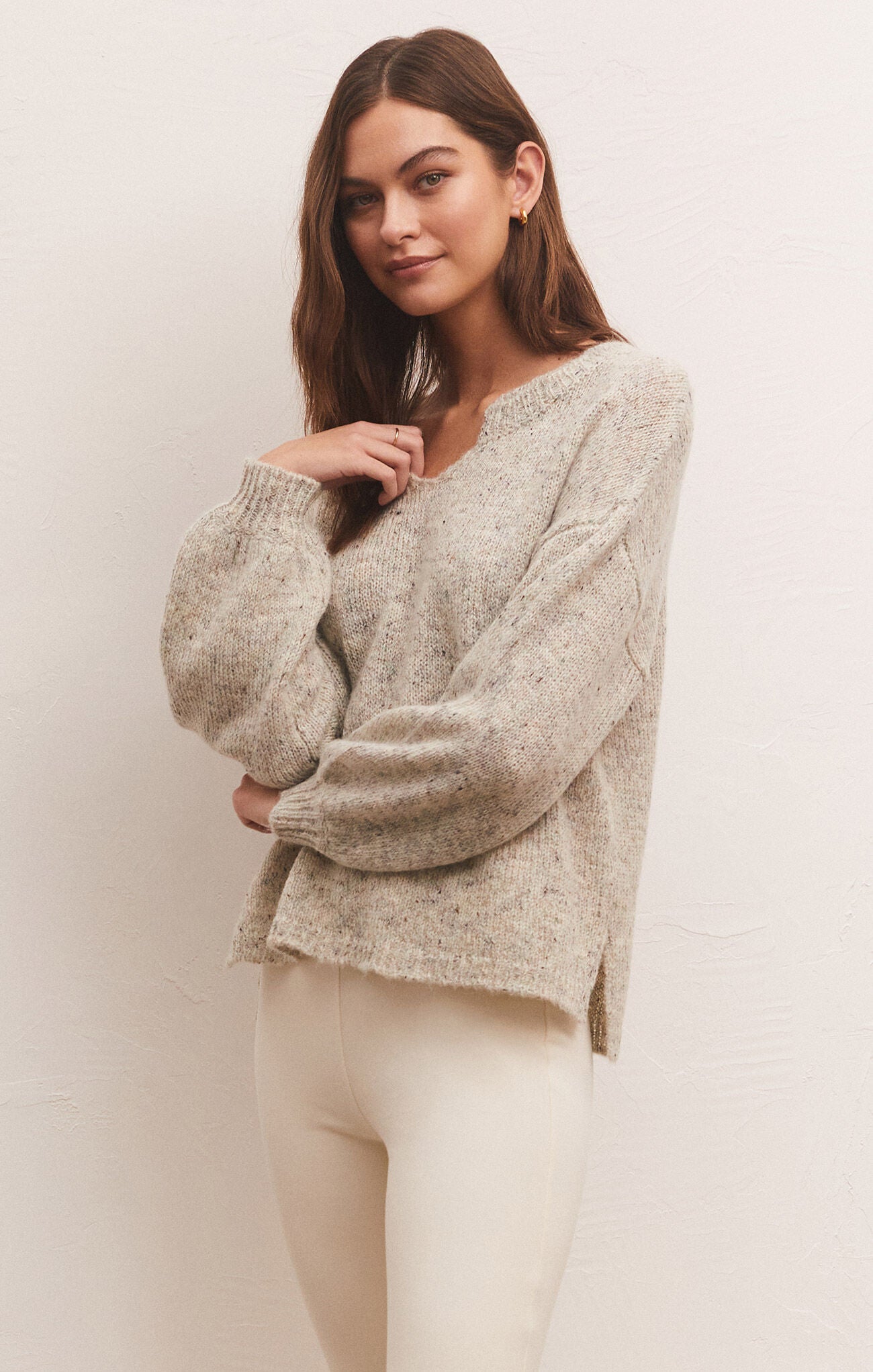 [Z Supply] Kensington Speckled Sweater