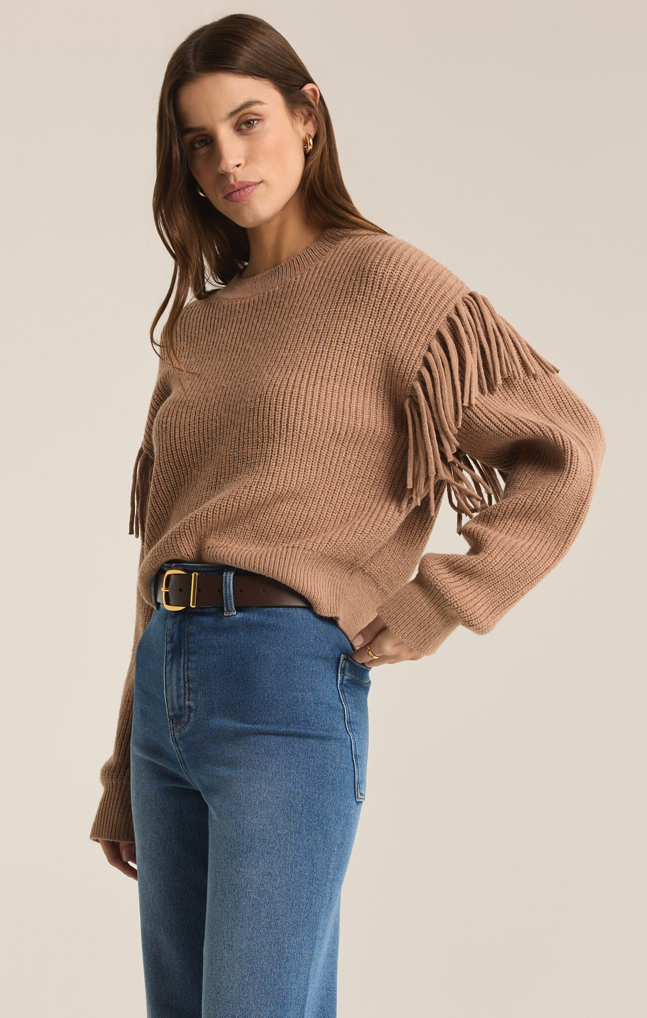 [Z Supply] On The Fringe Sweater