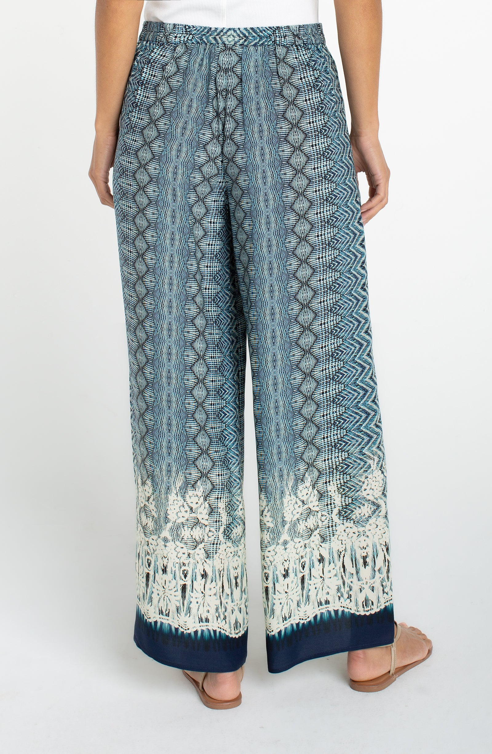 [Liverpool] Talia Pull-On Palazzo Pants, 28" Inseam