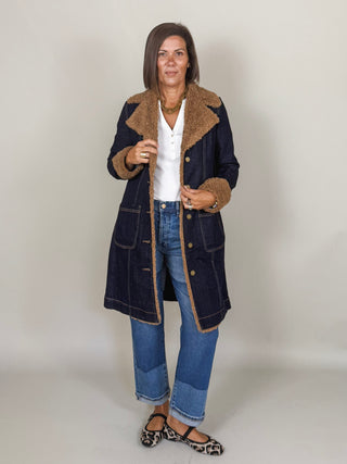 [Liverpool] Sheila Sherpa Trim Long Jacket