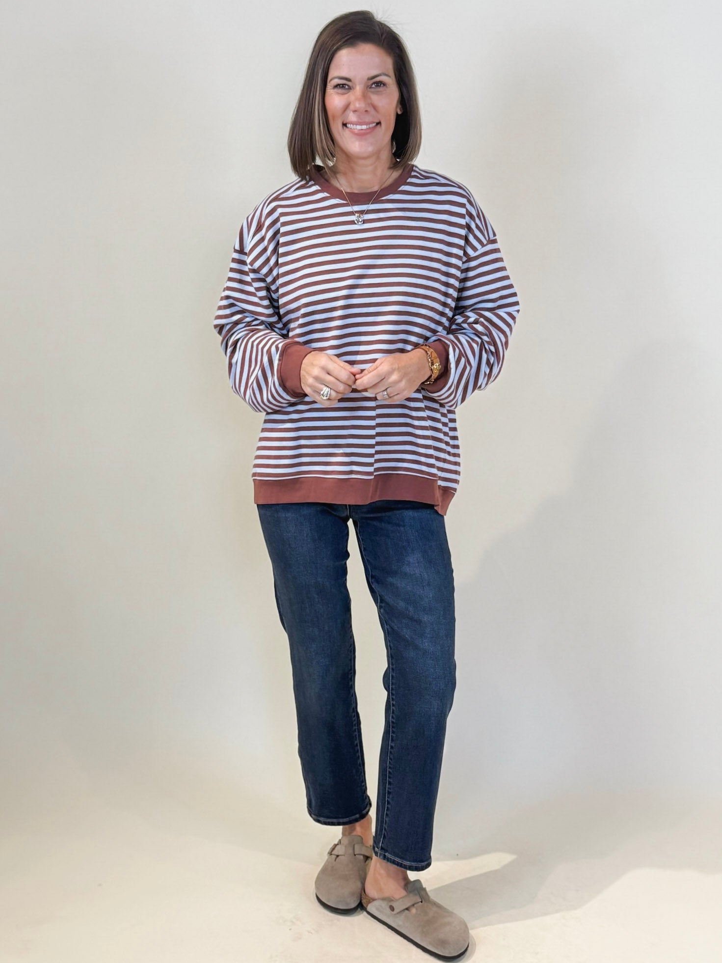 Striped Sweatshirt