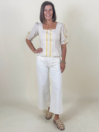 [Liverpool] Alice Half Sleeve Tie Back Top