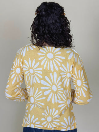 Amy Reversible V-Neck Sweater