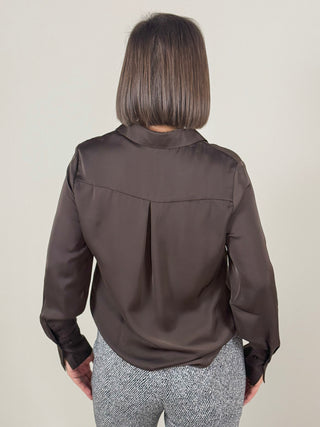 Sadie Satin Blouse