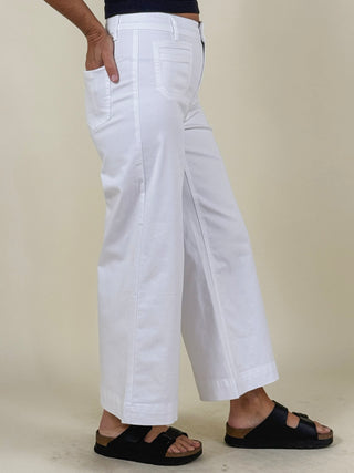 Trisha Patch Pocket Twill Pants