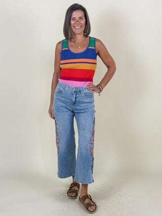 [TRIBAL] Annette U-Neck Sweater Cami