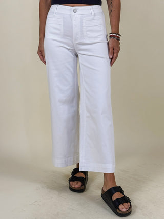 Trisha Patch Pocket Twill Pants