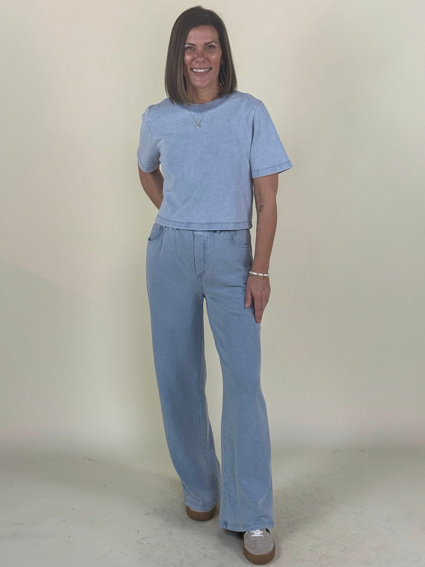 [Z Supply] Curran Knit Denim Tee