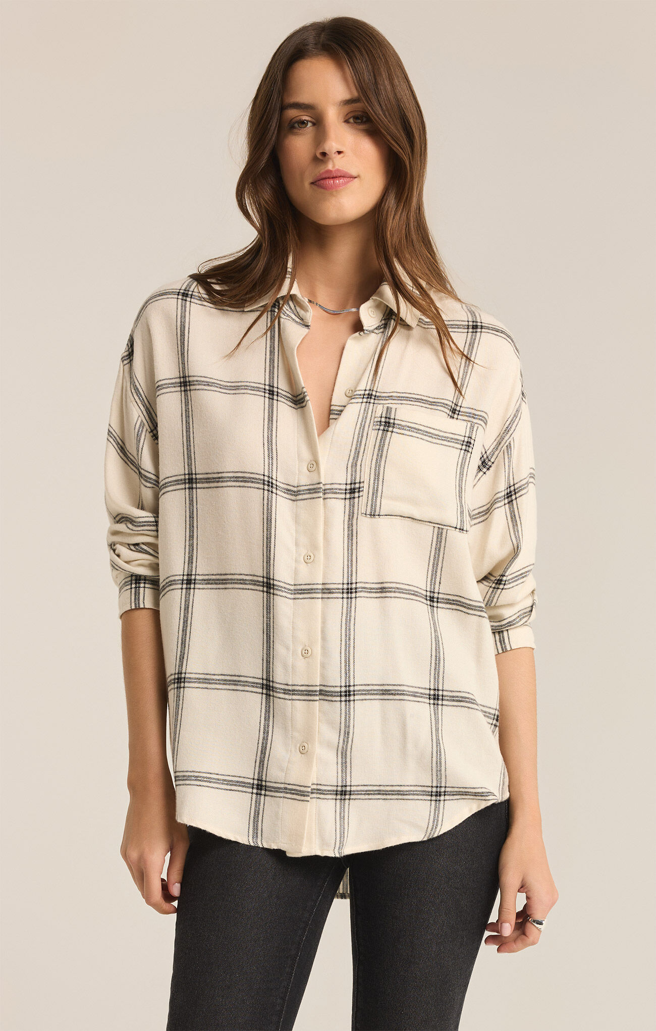 [Z Supply] River Plaid Button Up