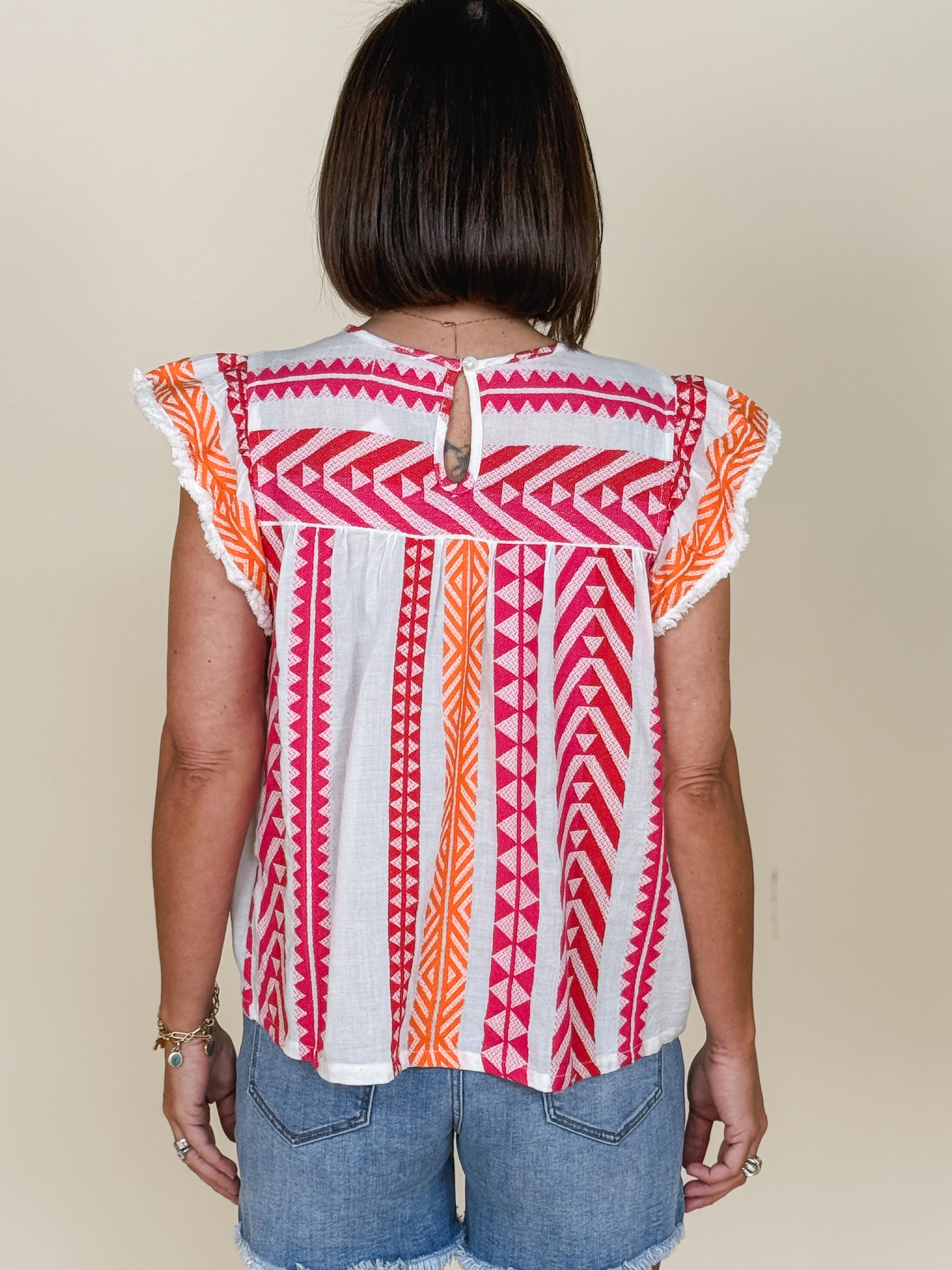 Kara Flutter Sleeve Top