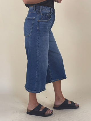 [Liverpool] Claire High Rise Relaxed Culotte Pants, 20" Inseam