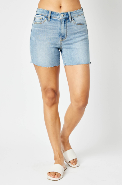 Sally Mid-Rise Cut Off Shorts
