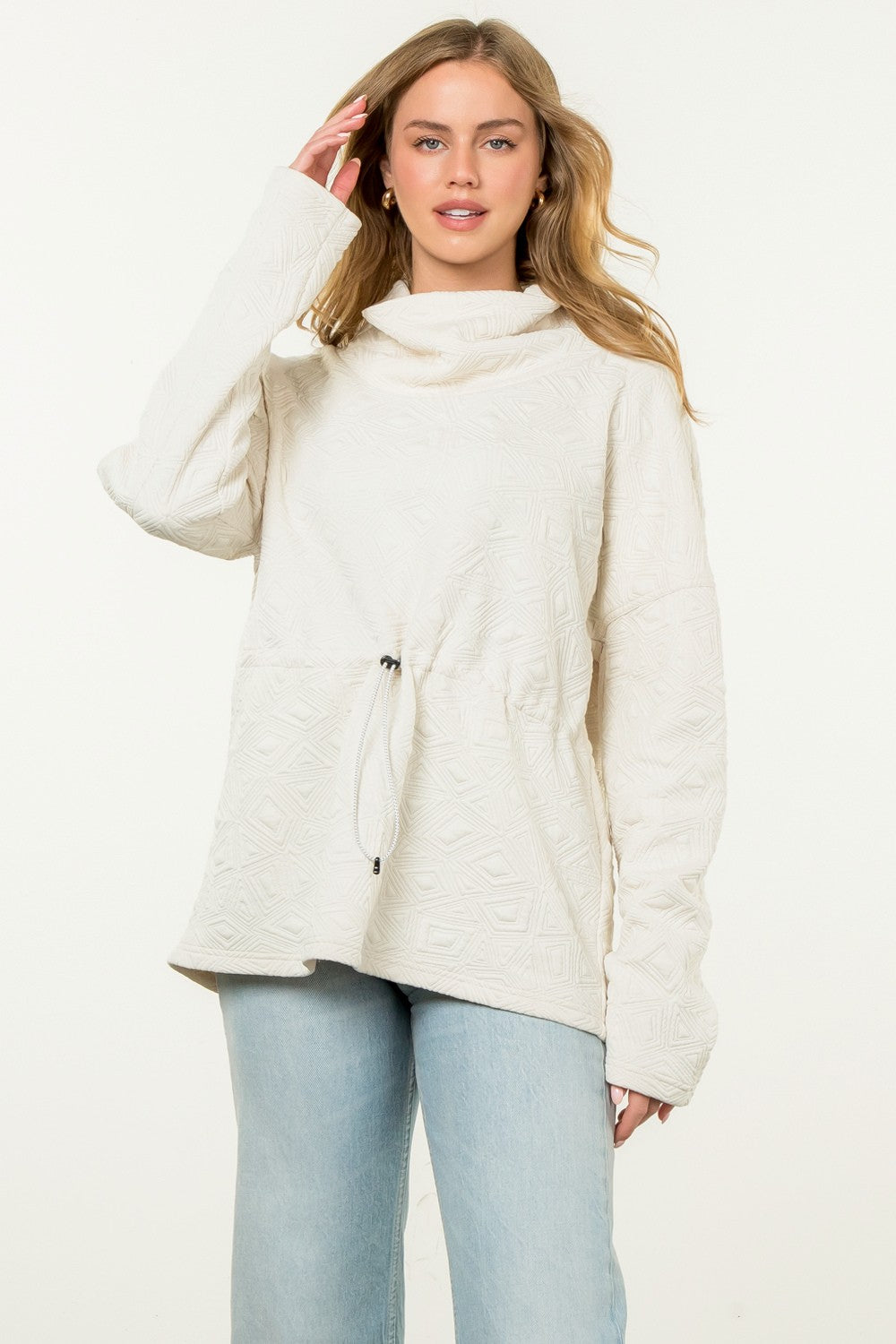 Tina Drawstring Waist Sweater