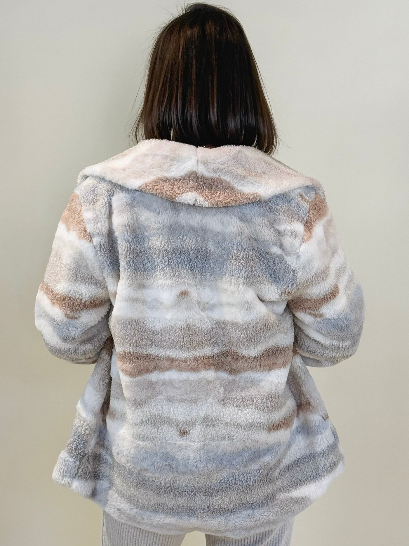 Kelly Big Lapel Collar Fur Jacket