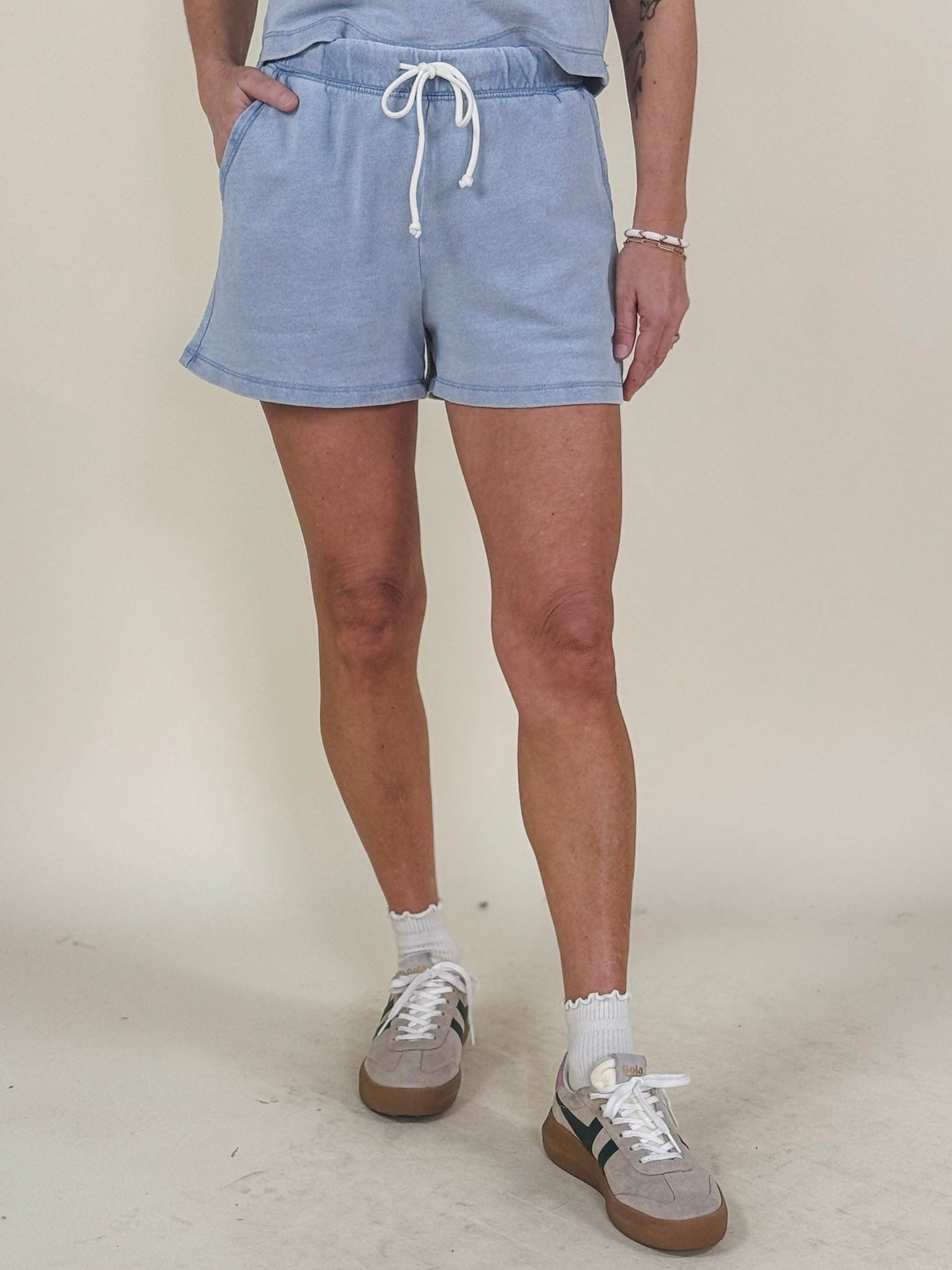 [Z Supply] Hunter Knit Denim Shorts