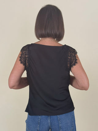 [Liverpool] Lacie Sleeveless Lace Detail Top
