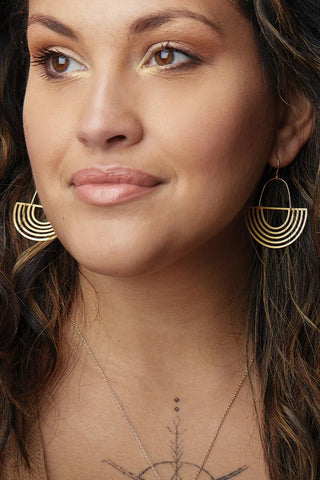 Refined Earring Collection - Solar Rays/Gold