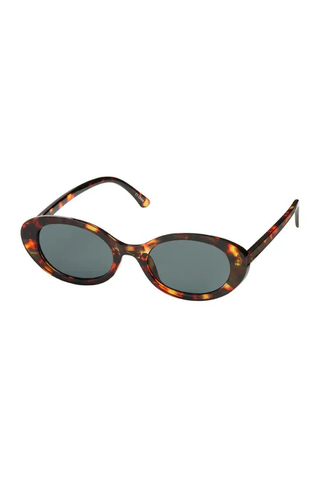 Tahiti Oval Cat-Eye Sunnies - Tortoise/Smoke