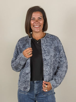 Quincy Quilted Bomber Jacket