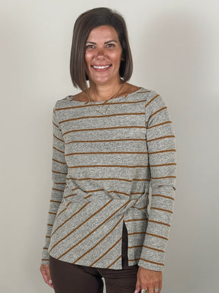[Liverpool] Tay Twist Detail Knit Top