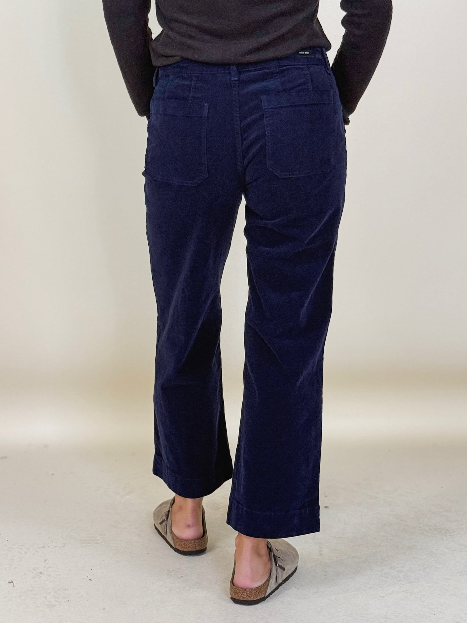 [Liverpool] Corduroy Crop Wide Leg Pant