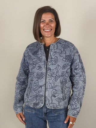 Quincy Quilted Bomber Jacket