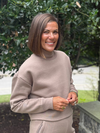 Felicia Mock Neck Top