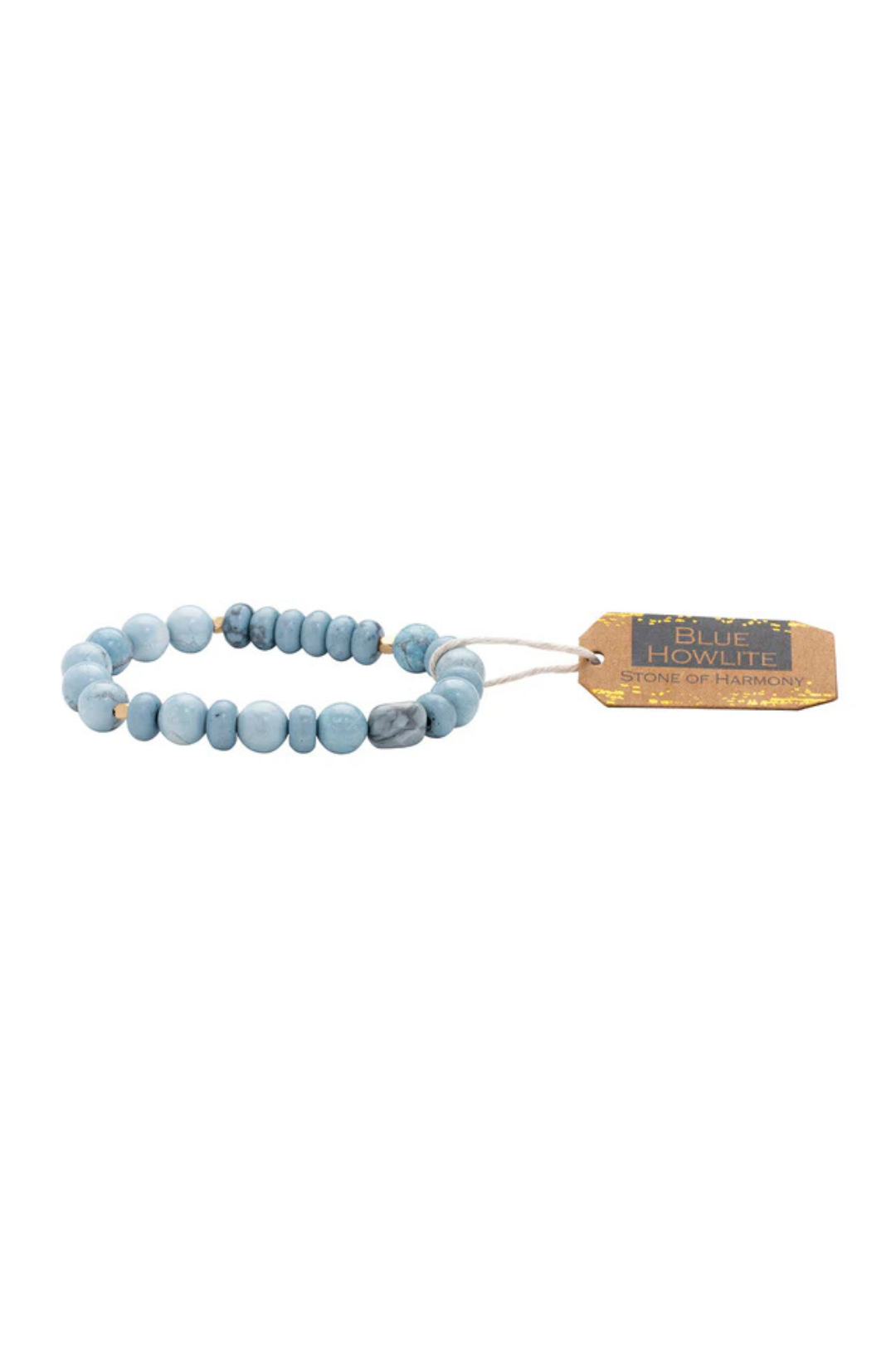 Stacking Stone Bracelet - Blue Howlite