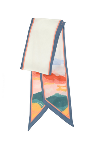 Multi Agate Double Sided Scarf
