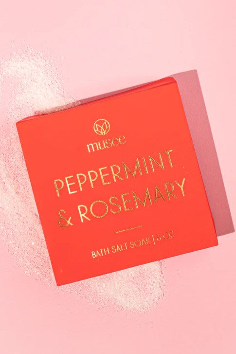 Peppermint & Rosemary Mini Bath Salt Soak