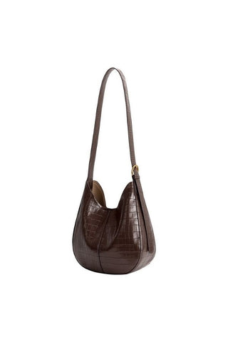 Stefanie Recycled Vegan Leather Tote - Chocolate