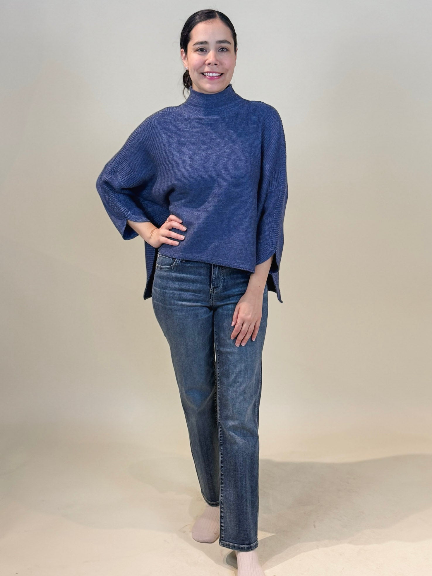 Boho Sweater - Midnight Blue