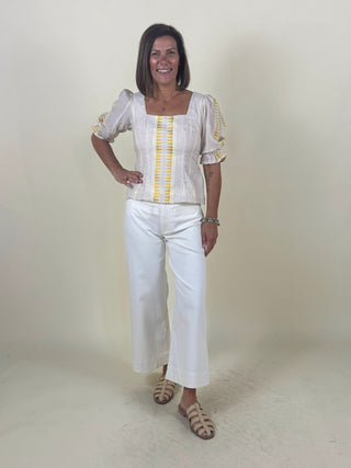 [Liverpool] Alice Half Sleeve Tie Back Top