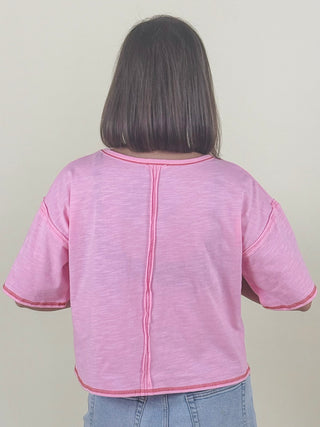 Betty Beaded Floral Applique T-Shirt