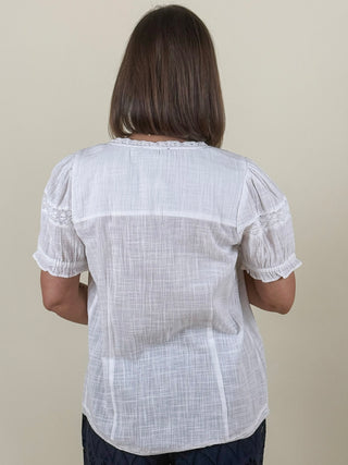 Lucille Lace Inset Top