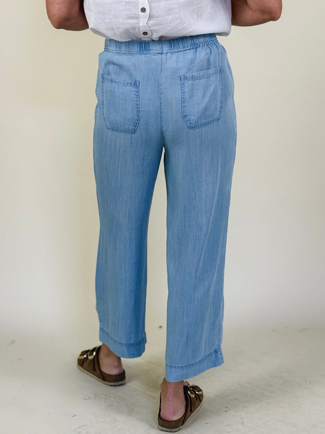 Tania Tencel Wide Leg Pants