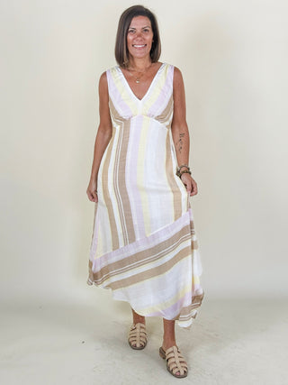 [Liverpool] Nya Sleeveless Asymmetrical Hem Dress
