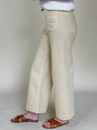 Trisha Patch Pocket Twill Pants