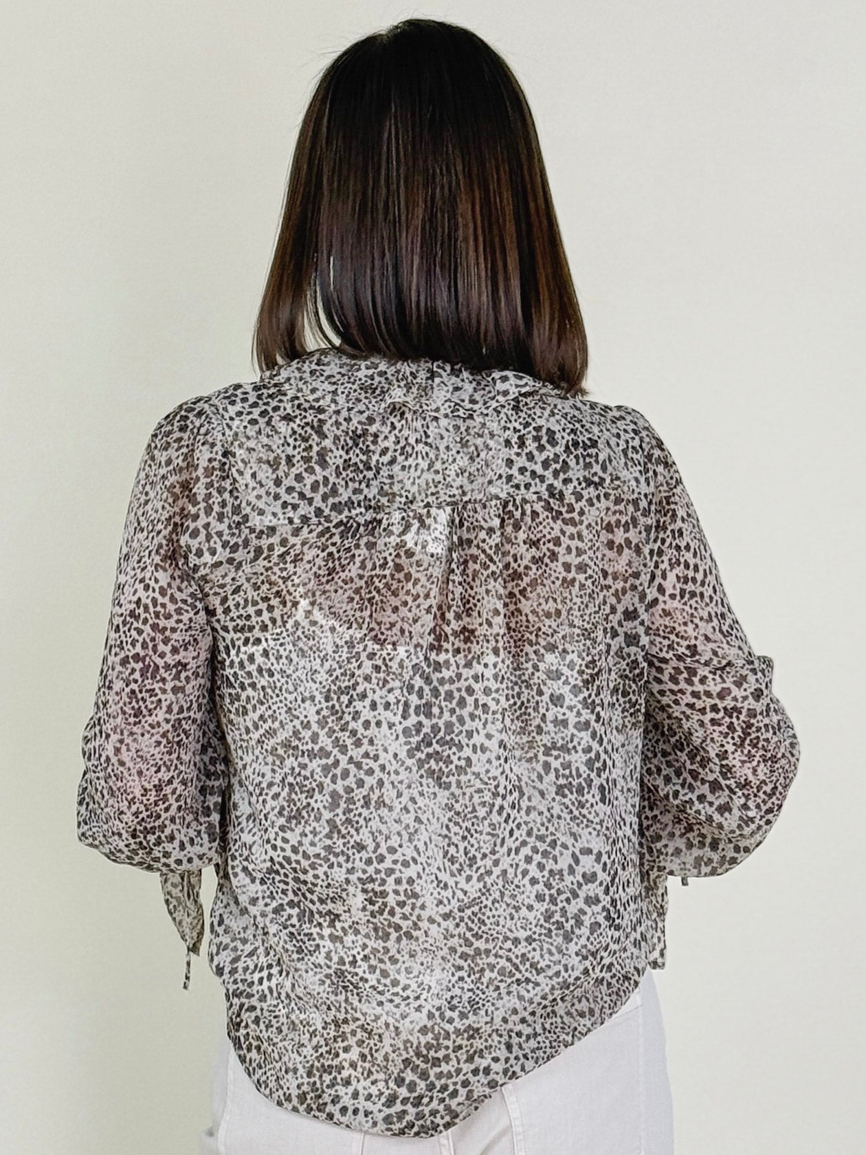 [Liverpool] Valencia Ruffle Front Shirt