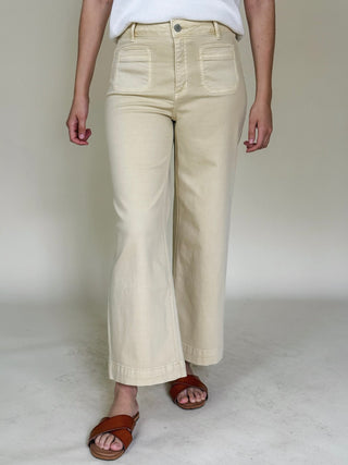 Trisha Patch Pocket Twill Pants