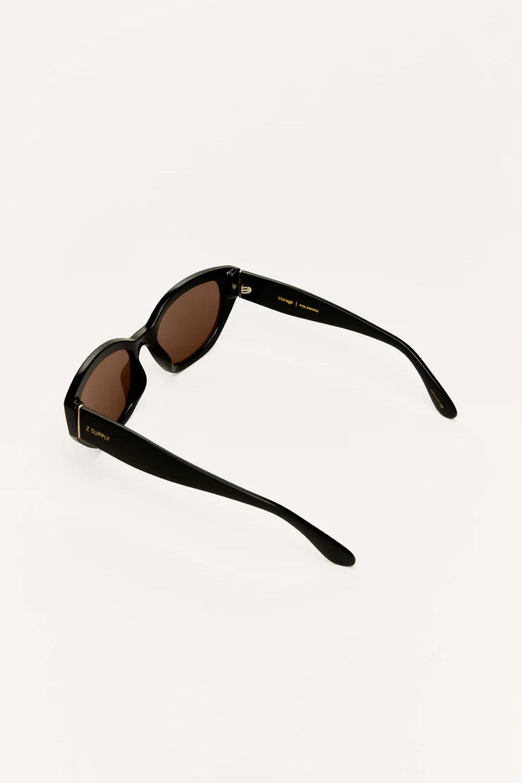 [Z Supply] Mirage Sunnies - Polished Black-Brown